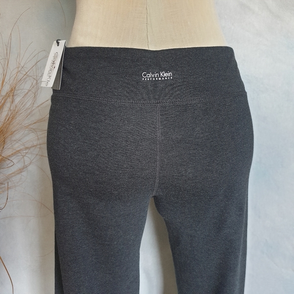 CK Performance Dark Grey Quick Dry Active Straight Wide Leg Yoga Pant Boot Cut M - Picture 7 of 16